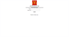 Desktop Screenshot of email.mcd.com.ph