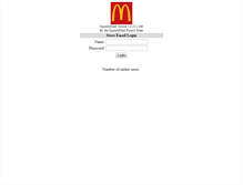 Tablet Screenshot of email.mcd.com.ph